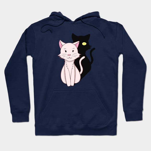 Cat and Hidden Cat Hoodie by daywears